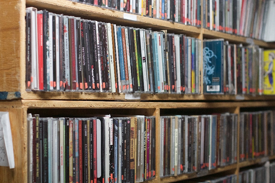 Book shelf furniture radio