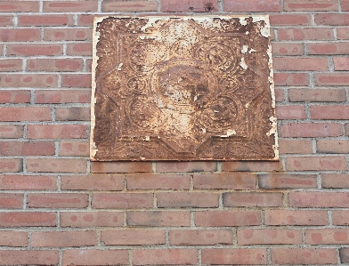 Wall brick material art Photo