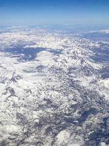 地平线 山 雪 冬天 照片