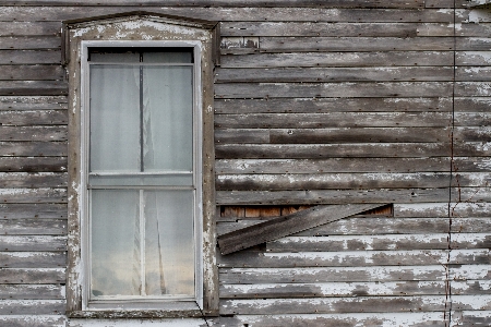 Wood white house window Photo