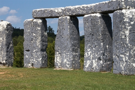 Rock structure building column Photo