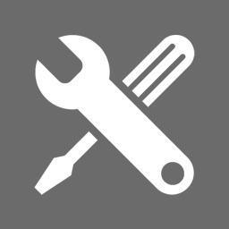 Settings, wrench, screwdriver, tools