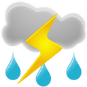 Weather,storm,rain,thunder Icon