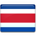 Costa rica, flagge