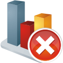 Graph,remove,chart,statistics Icon