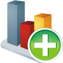 Graph,add,chart,statistics Icon