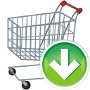 Shopping, cart, below