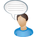 User,comment,chat,message Icon