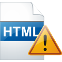 Html, page, warning