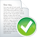 Blog,mail,accept Icon