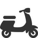 Scooter,motorbike,transport Icon