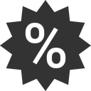 Sale,percentage,discount Icon