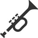 Herald,trumpet,musical instrument Icon