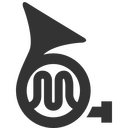 French,horn,musical instrument Icon