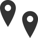 Point,map markers,placeholders Icon