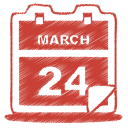 Calendar,march Icon