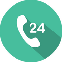 24hours,phone Icon