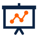 Practice,blackboard,chart,analysis Icon