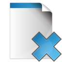 Delete,remove,page,document Icon