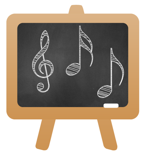 Music, lesson, blackboard