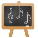 Music,lesson,blackboard Icon