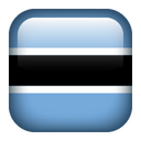 Botswana,flag Icon