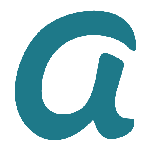 Apuntar, aplicación, logo