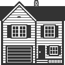 American,house,home,building Icon