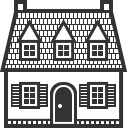 French,house,home,building Icon