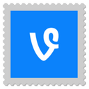 Vine,logo,stamp Icon