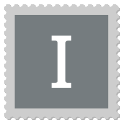 Instapaper, logo, stamp