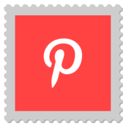 Pinterest, logo, stamp