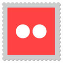 Flickr,logo,stamp Icon