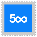 500px,logo,stamp Icon