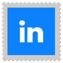 Linkedin,logo,stamp Icon