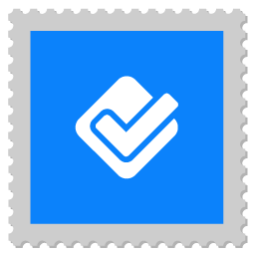 Foursquare, logo, stamp