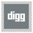 Digg,logo,stamp Icon