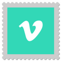 Vimeo,logo,stamp Icon