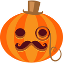 Posh,pumpkin,halloween Icon