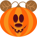 Mouse,pumpkin,halloween Icon