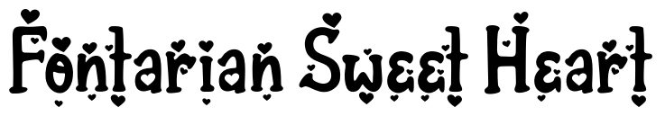 Fontarian Sweet Heart Font