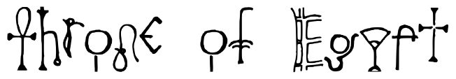 Throne of Egypt Font