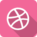 Dribbble logo Icon