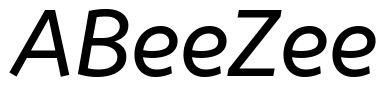 ABeeZee Font