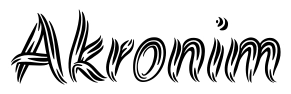 Akronim Font