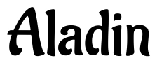 Aladin Font