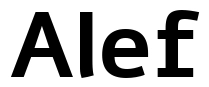 Alef Font