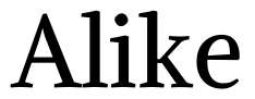 Alike Font