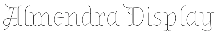 Almendra Display Font