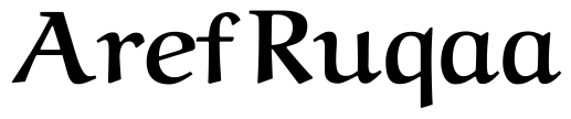 Aref Ruqaa Font